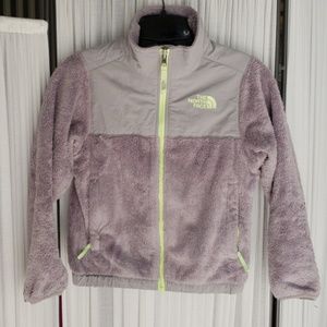 Girls North Face fleece zip up